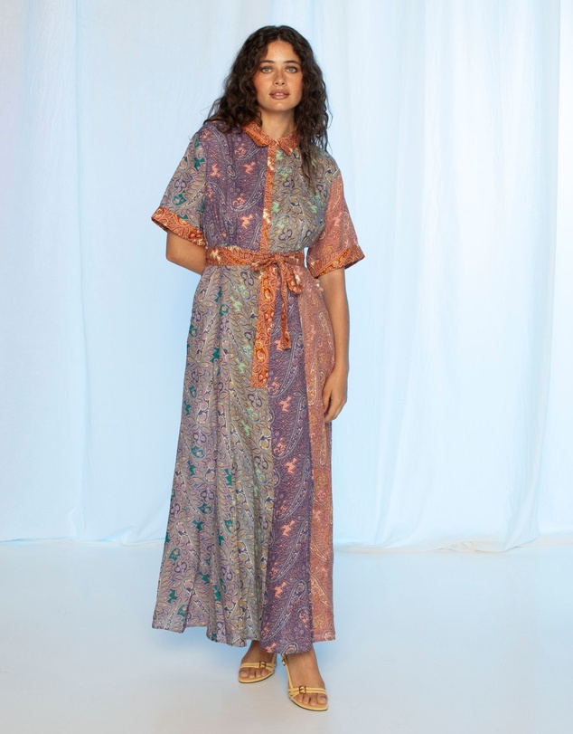 KACHEL - Amelia Maxi Shirt Dress