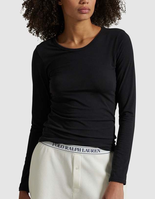 Polo Ralph Lauren - Club Cotton Long Sleeve Crew Neck Sleep T-Shirt