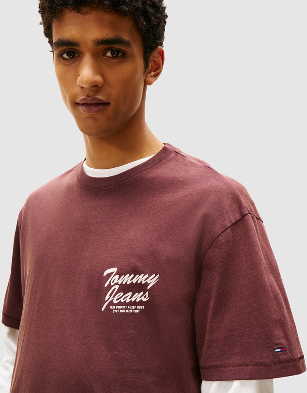 Tommy Jeans - Back Graphic Relaxed Crew Neck T-Shirt