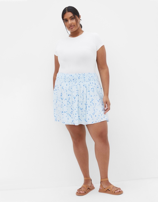 City Chic - Sweet Floral Skirt