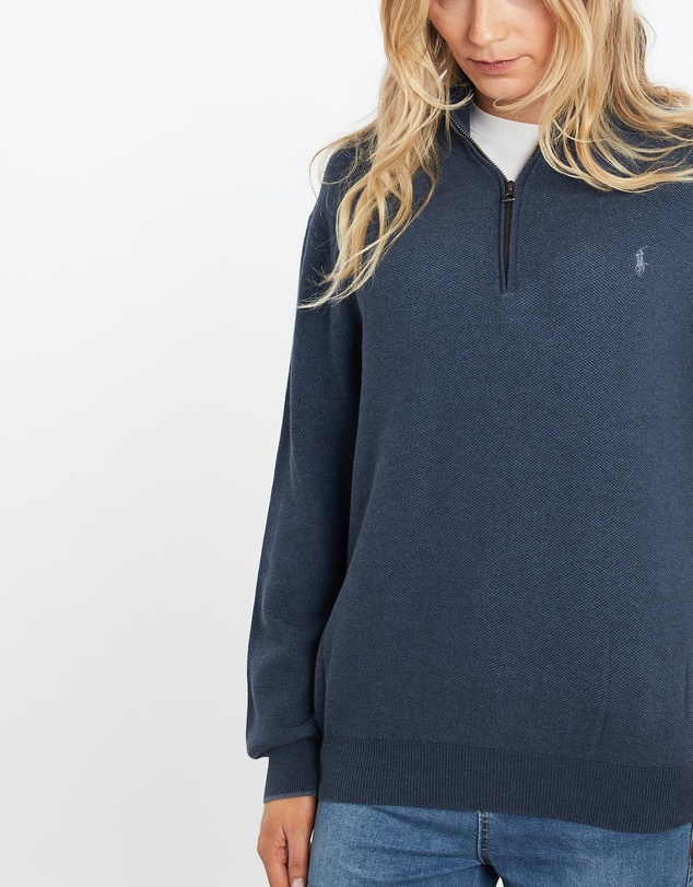 Vintage by The Real Deal - Pre Loved - Vintage Polo Ralph Lauren Quarter Zip Sweater