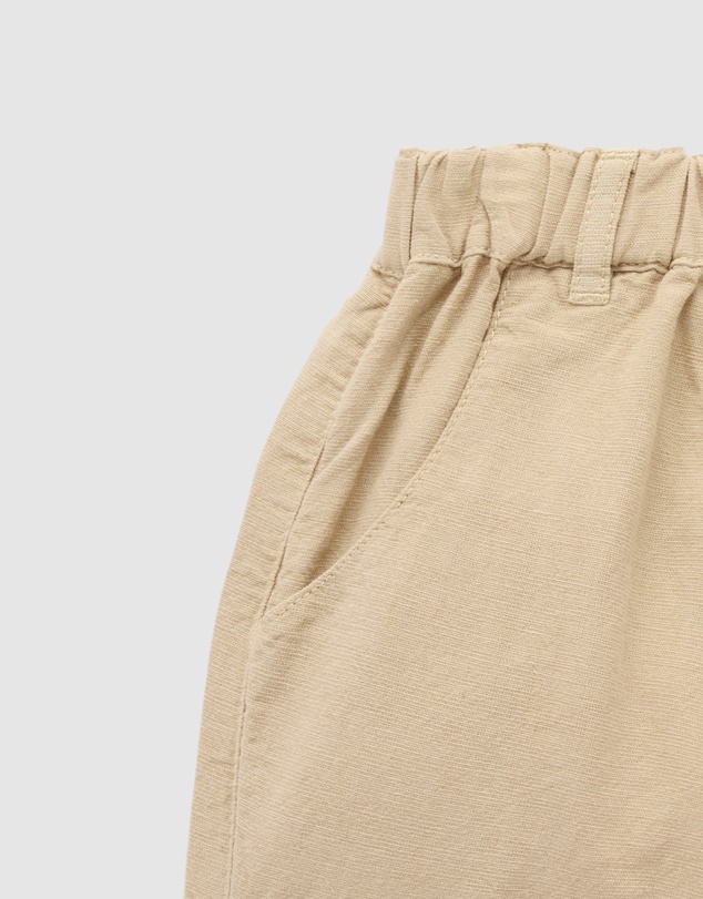 Purebaby - Linen Blend Short -Kids-Babies