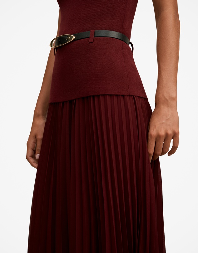 Forever New - Lorelei Woven Mixed Midi Dress