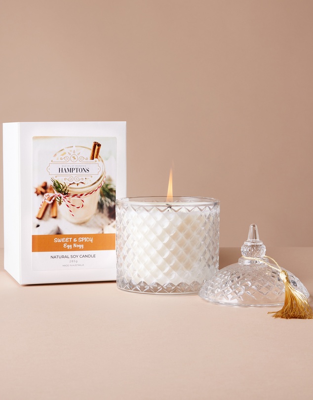 Silk Oil of Morocco - Hamptons Natural Soy Candle - Sweet & Spicy
