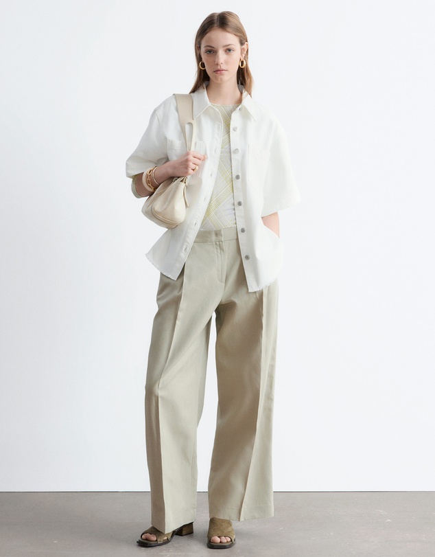 & Other Stories - Relaxed Short-Sleeve Denim Shirt