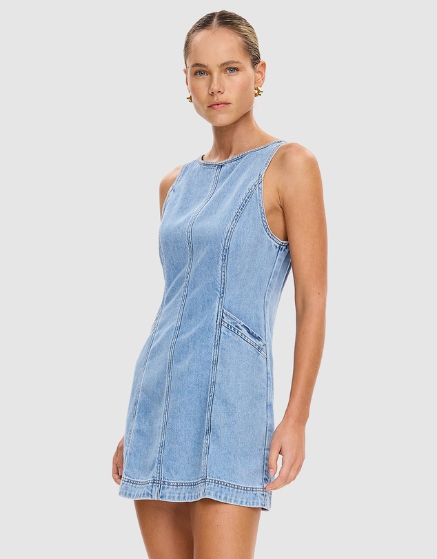 KIVARI - Laguna Denim Mini Dress