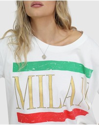 Belle & Bloom - I Love Milan Oversized T-Shirt
