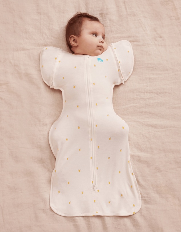 Love to Dream - Swaddle Up™ Transition Bag 1.0 TOG Viscose From Bamboo Lemons Cream