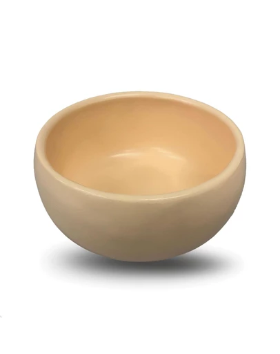 Urban Attitude - Urban Attitude INDI Medium Bowl Height 12cm, Width 26cm, Length 26cm - Stone Ivory