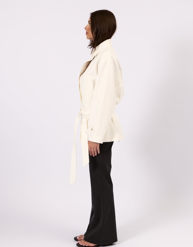 Style Addict - Belted Trench Jacket