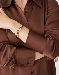 Forcast - Amber Gold Cuff