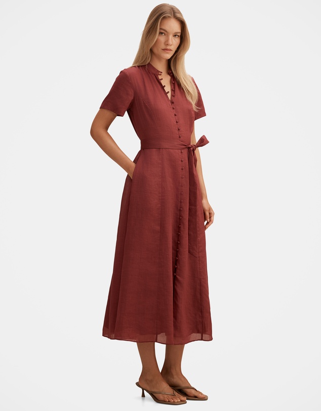 Forever New - Therese Short Sleeves Midi Dress