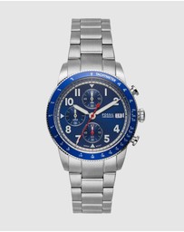Fossil - Sport Tourer Silver Tone Chronograph Watch