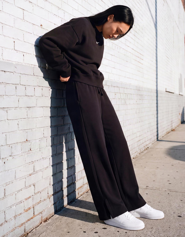 Nike - Sportswear Phoenix Fleece High-Waisted Wide-Leg Pants