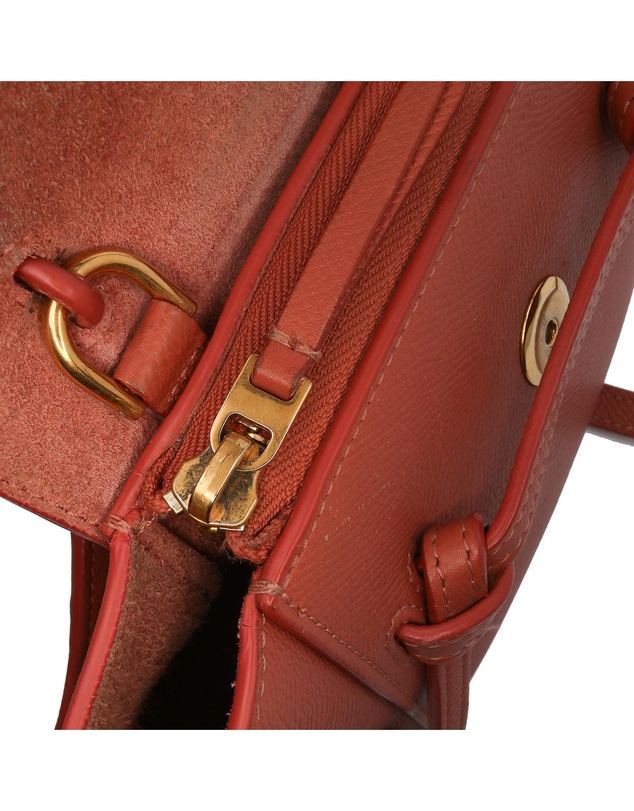 Pre-Loved by Azura Reborn - Pre-Loved celine Elegant Leather Top Handle Bag with Adjustable Shoulder Strap