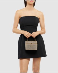 Olga Berg - Beckie Zip Top Crystal Bag