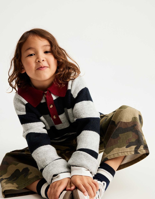 Cotton On Kids - Rugby Knit Polo