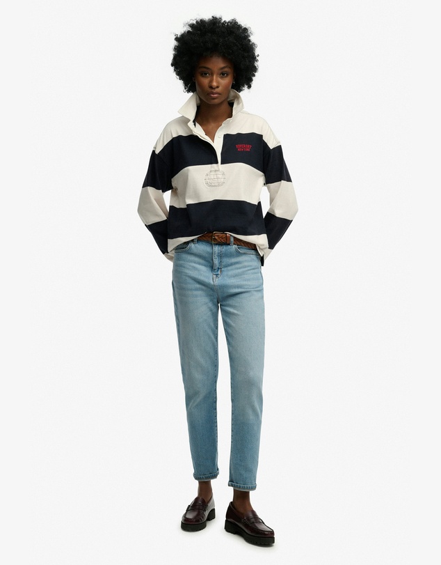 Superdry - Heritage Stripe Rugby Top