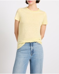 Marcs - Kat Linen Crew Neck Tee