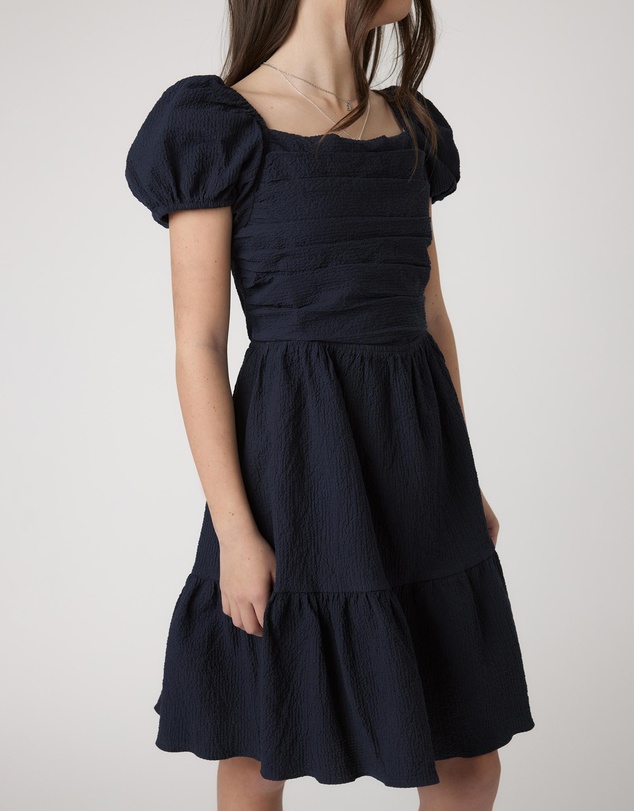 Decjuba Kids - Evie Textured Mini Dress - Teens