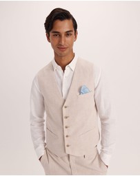 SABA - Elias Cotton Linen Waistcoat