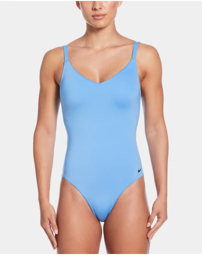 Nike - Essential V-Neck One-Piece Swimsuit