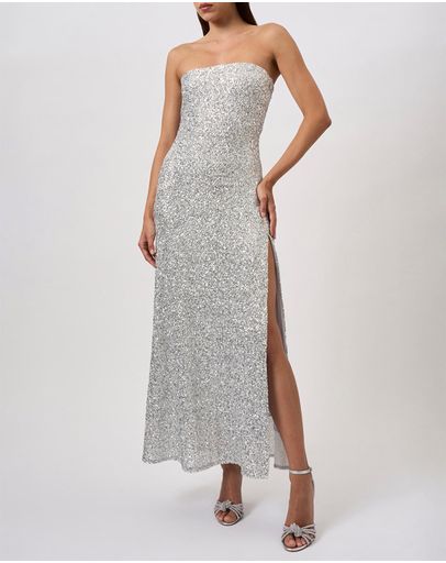 Brushed Silver Sequin
