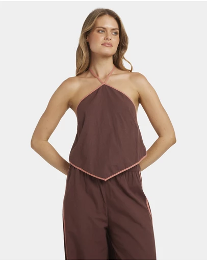 Billabong - Womens Coastal Crush Halter Top