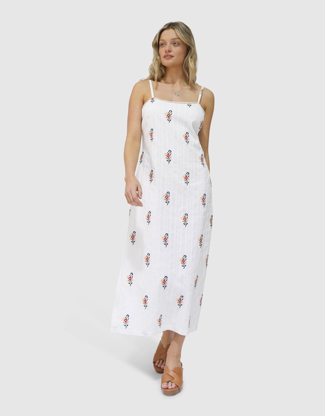 Belle & Bloom - She Blooms Floral Midi Dress
