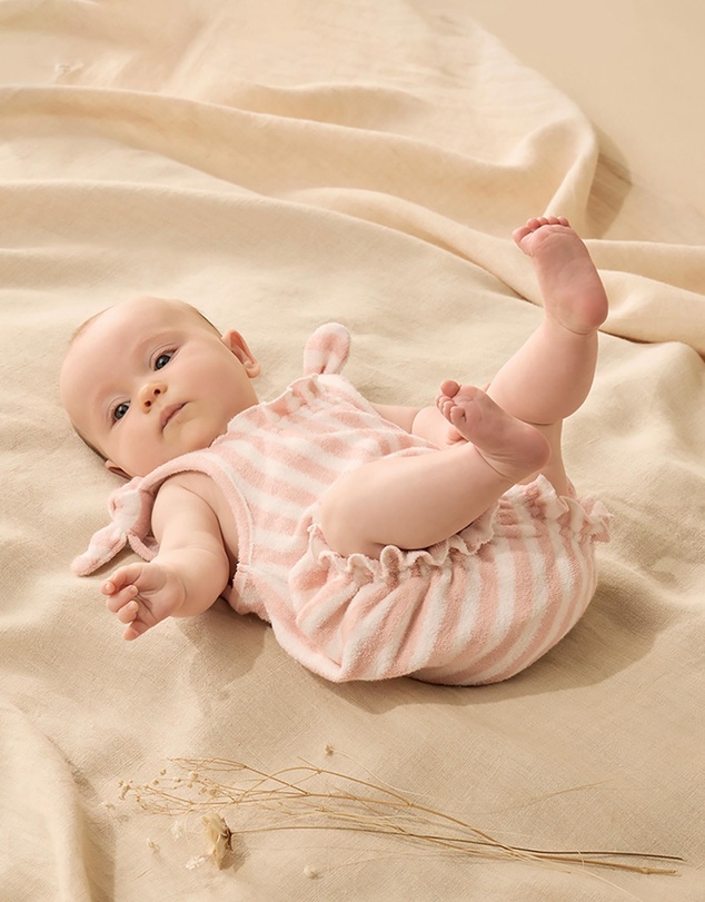 Wilson & Frenchy - Organic Terry Tie Playsuit - Babies