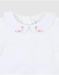 Bebe by Minihaha - Gemma Embroidered Collar Bodysuit - Babies