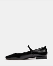 Wittner - Aria Crinkle Patent Leather Mary Janes