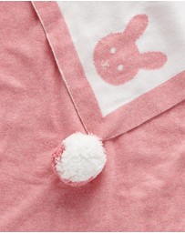 Purebaby - Border Pom Pom Blanket-Babies