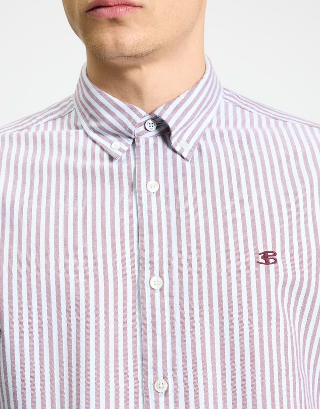 Ben Sherman - Long Sleeve Oxford Stripe Shirt