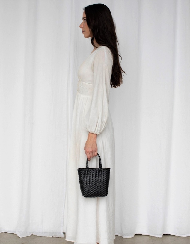 Mimmi Terra - Woven Micro Tote Nera