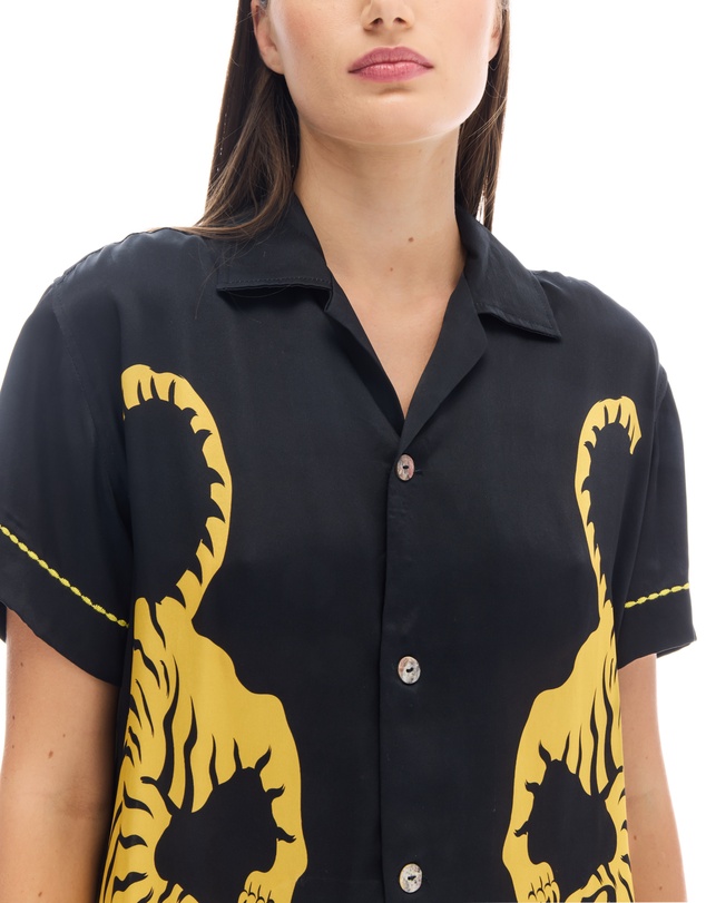 THE TALES - Crouching Tiger Silk Shirt