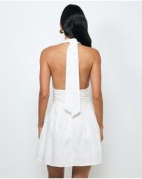 AERE - Twila Halter Mini Dress