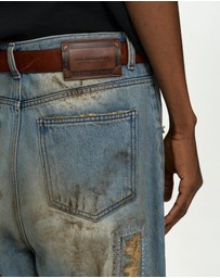 Andersson Bell - Destroyed Wide-Leg Jeans - Unisex