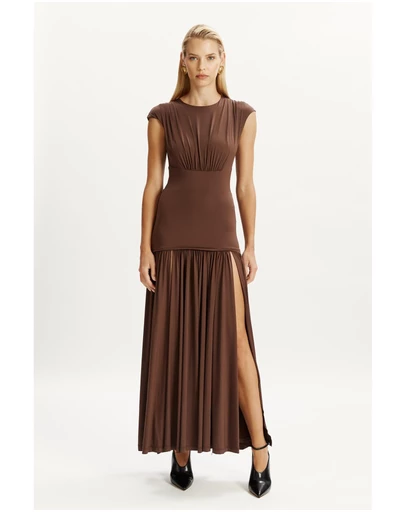 Bardot - Annaise High Neck Maxi Dress
