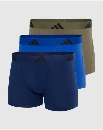 adidas Sportswear - 3 Pack Active Flex Cotton Trunk Underwear