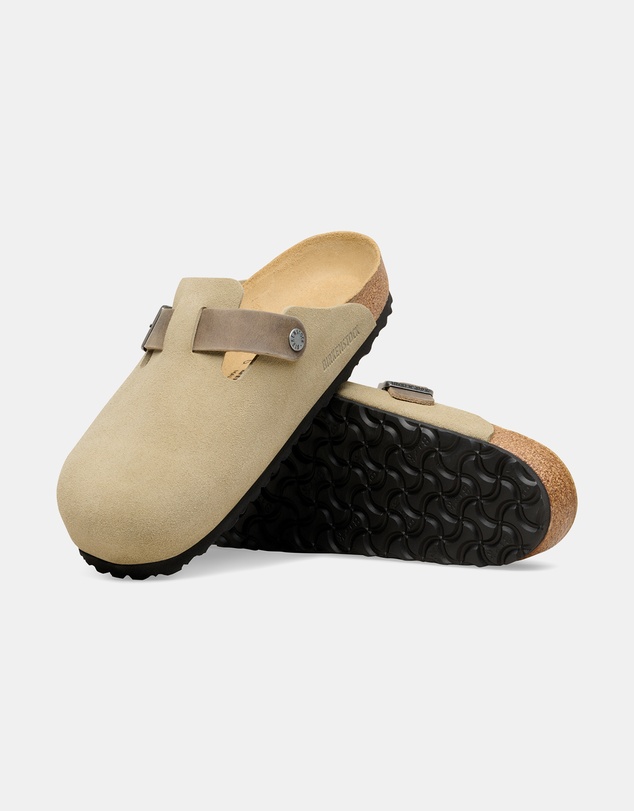 Birkenstock - Boston Oiled Suede Leather Regular Shoes - Unisex