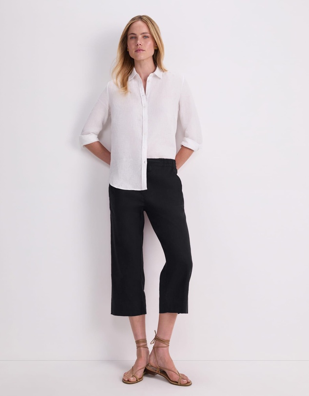 Sportscraft - Rosa Crop Linen Pant