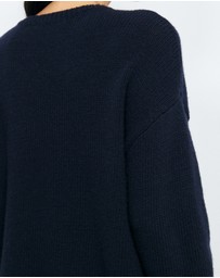 AERE - Renia Wool Boat Neck Jumper
