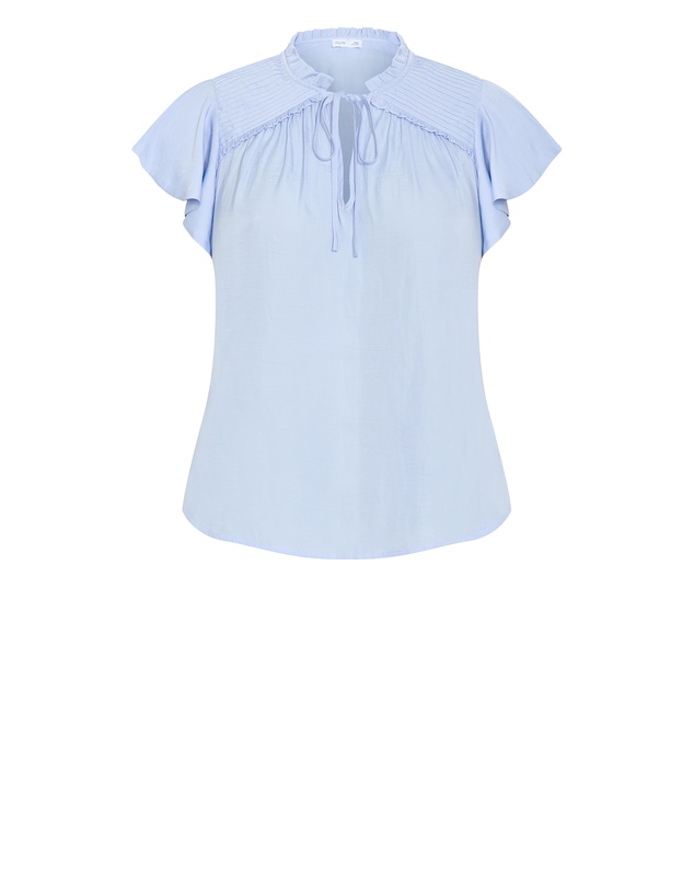 City Chic - Drama Queen Short Sleeve Shirt