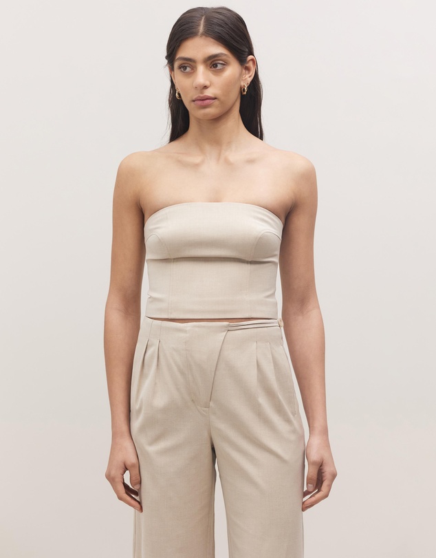 Minima Esenciales - Rhea Strapless Top