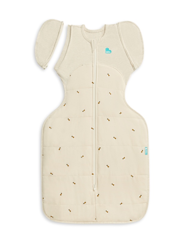 Love to Dream - Swaddle Up™ Transition Bag 2.5T Quilted Stretch Cotton Bees Oatmeal