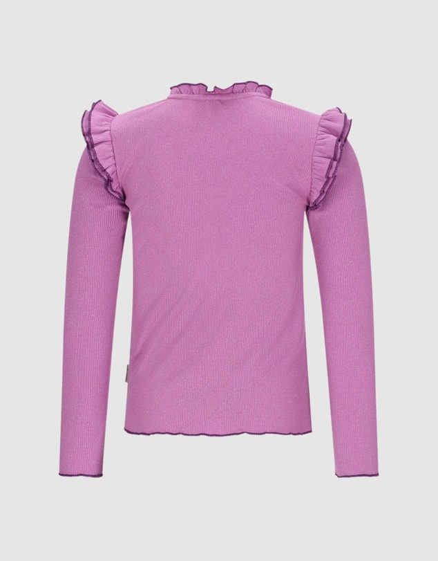 B.Nosy - Tonya Long Sleeve Frill Top - Kids-Teens