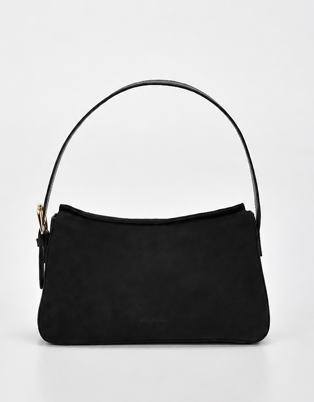 Cobb & Co - Portsea Suede Leather Shoulder Bag