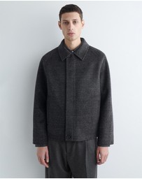 COS - Reversible Checked Herringbone Wool Jacket