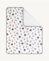 Living Textiles - Sherpa Blanket - Forest Retreat